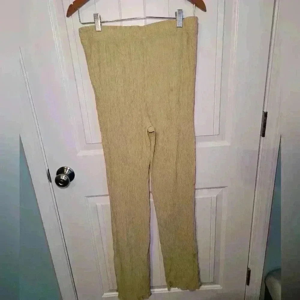 Zara Pull String Pants Size Medium - image 4